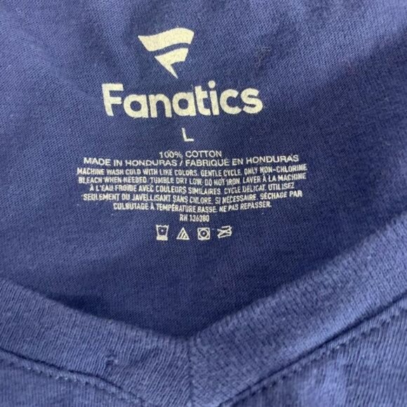 New England Patriots 2018 Conference Champions Fanatics T-Shirt Size L V-Neck - Picture 4 of 5
